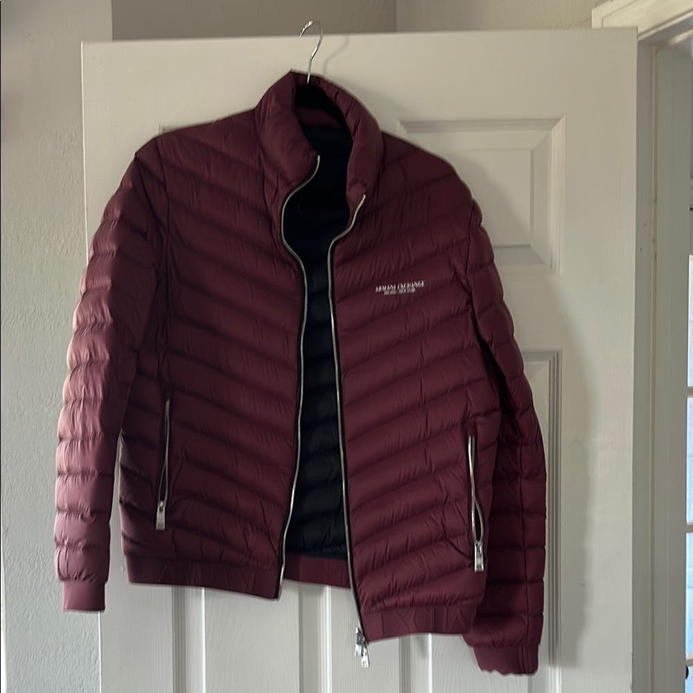 Armani Exchange Burgundy Jacket